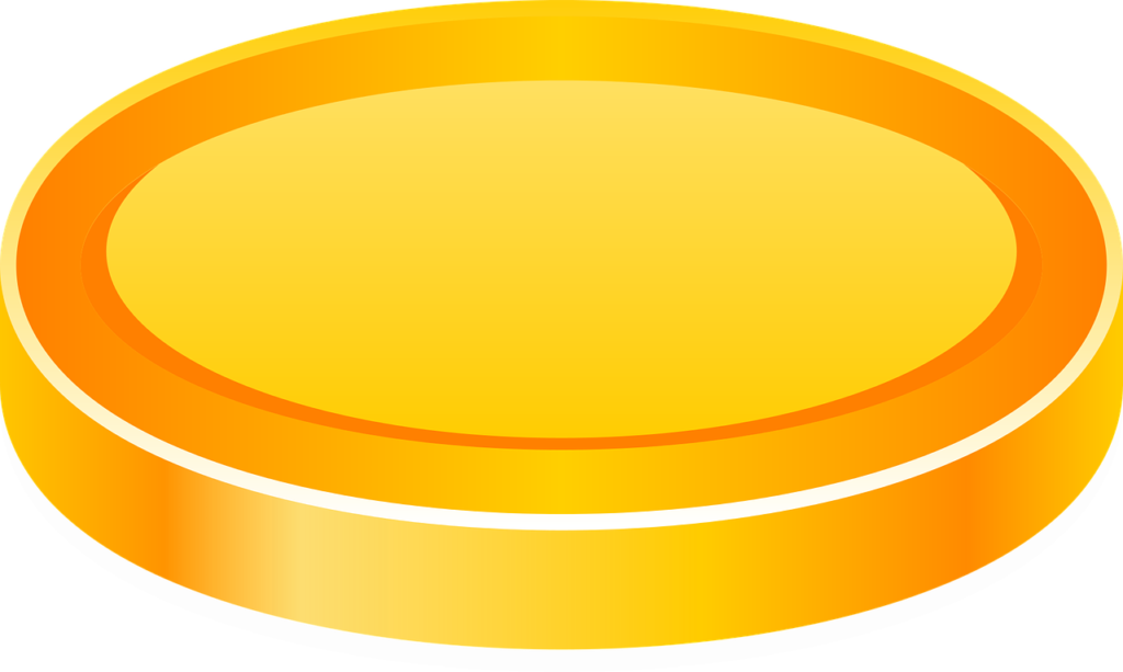 a yellow circular object with a black background